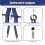 Professional Compass, Compass Geometry Set with Lock, Math and Precision Compass, Metal and Durable for Solid and Plane Precision Tool, Fit for 5