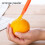 6PCS Easy Orange Citrus Peeler in Bright Orange Color Kitchen Tool 4