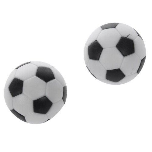 5x Plastic 32mm Soccer Indoor Table Football  Replace Black+white
