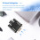 VGA Virtual Display Adapter Male Dummy Plug EDID Headless  Emulator Lock Plate 4