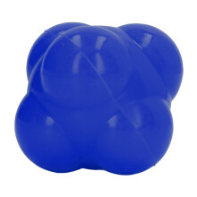 Compact Blue Reaction Ball for Hand-Eye Coordination & Agility Exercise
