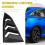 For   2016-2021 Sedan Rear Side Vent Quarter Window Louver Cover Triangular Window Trim Accessories 3