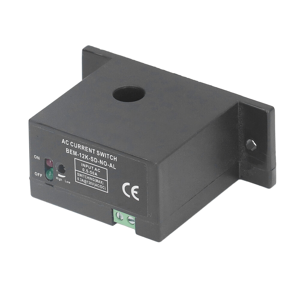 Ac Current Sensing Switch 0.5-50A Miniature Transformer With Indicator Light 9361390345951