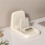 Countertop Pot Lid Holder Heavy-Duty Organizer Rack Plastic Spoon Stand Kitchen Fork Spatula Pan Cover Shelf White 3