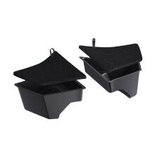 For Model 3 Highland 2024 Trunk Organizer, Side Storage Box, Rear Trunk Storage Bin with Cover Accessories