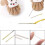 Bone Folders Kit, Bone Folders, Makers,Bookbinding Kit, for Bookbinding Making Paper Crafts Quilting Leathercraft B 3