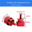 10Pcs/Lot UNC6 -32 M3.5 Hand Screw for GPU Holder PSU Computer Case Side Panel Screws PC Assemble WaterCooling Red 4