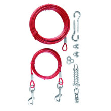 Tie cable - TRIXIE - Red - 15 m - Up to 45 kg - Metal and Plastic