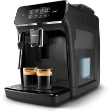 Macchina da caffè Espresso macinacaffè - PHILIPS - EP2225/10 - Serie 2200 - montapanna - 2 caffè - Macinino in ceramica - Nero lucido