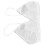 Women's Satin Wireless Triangle Bralette Deep V Neck, One Size, White 1