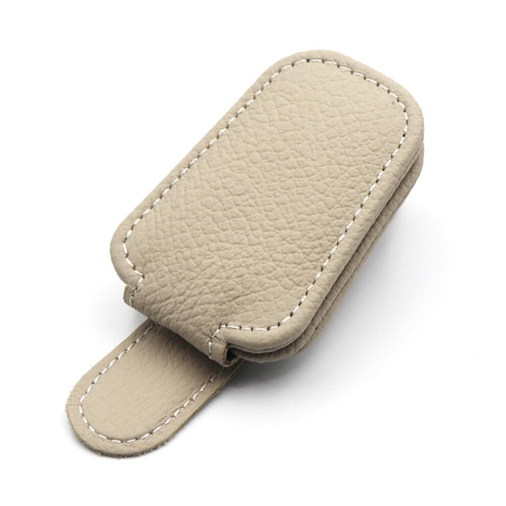 Eyeglass Holder For Car Visor Accessories Advanced Magnetic Design Sunglasses Holders For Car Visor, Premium Leather Car Glasses Holder With Strong 9437117424121