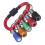 1/4 Bit Holder, Oxidation Resistant Good Compatibility Magnetic Socket Holder Metal Carabiner Portable Plating Red 8