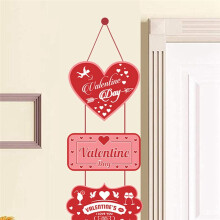 Valentinstag-Dekoration, TüRaufhäNgung, Banner, Valentinstag-Wohnkultur, Couplets, TüRvorhäNge