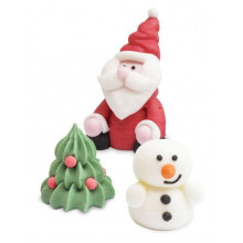 3D-Hebedekorationen aus Zucker - Weihnachten