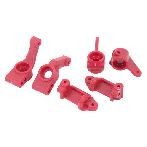 Hinterachse Cup-C Hub Carrier-Set, 1/10 2WD Rot