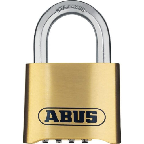Abus Combination padlock - ABUS - 180IB/50 B/DFNLI - Forged brass body - Stainless steel shackle - Four-digit numeric code