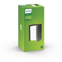 Philips Bridge wall light - Anthracite - 1x15W - LED