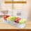 Ice Cold 5 Compartment Condiment Server Rack-Service Tray Container with 5 Removable Trays 4