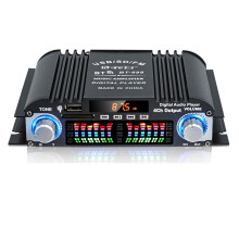 BT-998 HIFI Digital Audio Amplifier LCD Display ClassD Power Amplificador  Radio Car Home Speaker FM USB