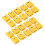 100Pcs 2.54MM Jumper Cap Open Type Shorting Cap Shorting Block Shorting Cap Socket Pin Header Connection Block,Yellow 1