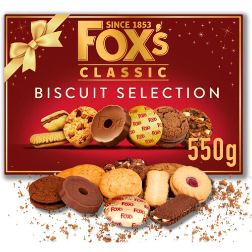 Foxs Classic Biscuit Selection Box 550g Luxury Biscuits Selection Box Perfe