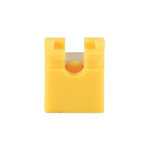 100Pcs 2.54MM Jumper Cap Open Type Shorting Cap Shorting Block Shorting Cap Socket Pin Header Connection Block,Yellow 2