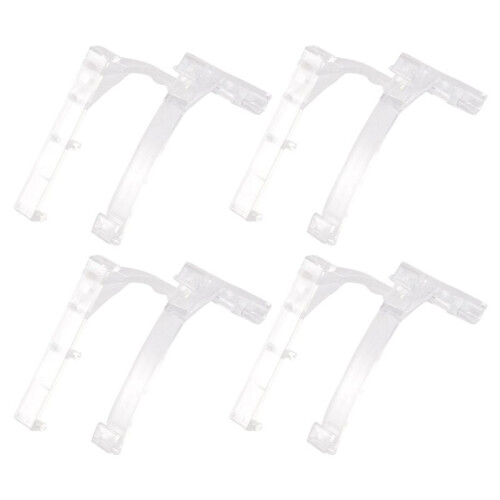 Valance Clips Suportes de Cortinas Verticais de PláStico de 3,5 Polegadas Cortinas Verticais Transparentes para PeçAs de Cortinas Componentes