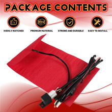 25W 12V Universal Motorcycle ATV Heated Cushion Winter Warmer Waterproof Pad Heating Pad Mat
