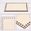 Fundo de Cesta de Madeira Natural de 7,8 X 5,9 Polegadas, Base de Madeira de Cesta de Crochê em Branco Retangular para Suprimentos de Cestaria DIY 5