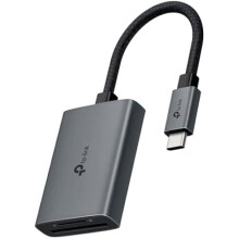TP-Link USB 3.0 Type-C naar SD en microSD 3.0 Kaartlezer, ondersteunt multi-type SD-kaarten tot 2 To, dubbel