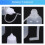 10Pcs 30Ml Plastic Squeezable Tip Applicator Bottle Refillable Dropper Bottles with Needle Tip Caps for Glue DIY 4