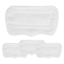 Lot de 4 Tampons de Vadrouille à Vapeur de Rechange pour S3101 S3202 S3250 Tampon de Nettoyage Lavable Tampon Vapeur pour Sols Durs
