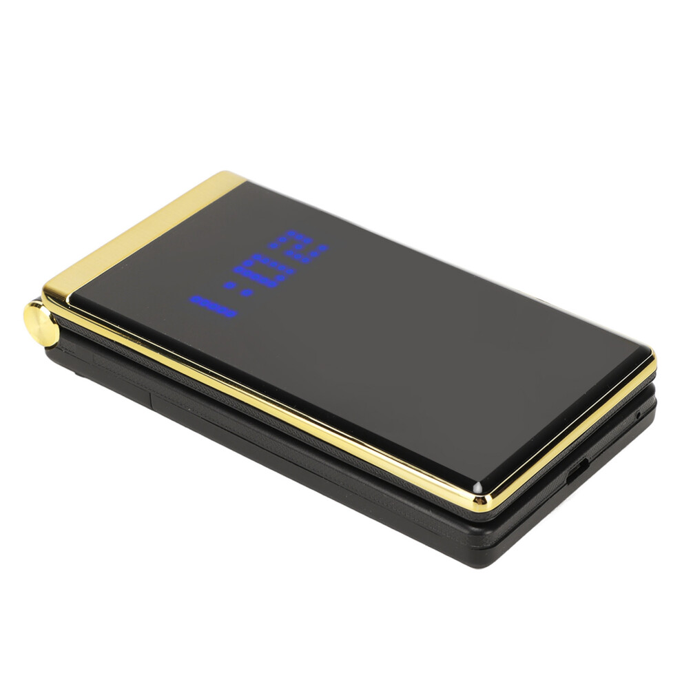 2.8In Flip Phone For Elderly Dual Sim 5900Mah Long Standby Gold 6941373250736