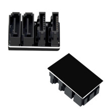 1Pcs Double 7Pin Female to Double 7Pin Male 180 Degree Angled Adapter Mainboard Adapter for Desktops SSD HDD