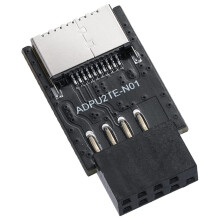 USB 2.0 Frontblenden Header USB 9 Pin auf USB 2.0 Type-E Interner Adapter Hauptplatine Stecker Adapter