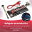 VER018 PRO PCI-E Riser Card USB 3.0 Cable 018  PCI Express 1X To 16X Extender PCIe Adapter for BTC Mining(Red) 5