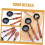 D Lacquer Seal Non Stick Spoon Sealing Wax Spoon Stamp Seal Heating Lacquer Wax Tool 5