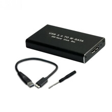 MSATA Naar USB 3.0 SSD Behuizing Externe Harde Schijf Disk Box Storage Case Adapter voor 30X50Mm 30X30Mm MSATA SSD