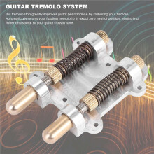 Chitarra nel Ottone Doppio Tremolo Ponte Stabilizzatore Stopper Dispositivo di Stabilizzazione Armamento Regolatore Tremsetter Stile ESP