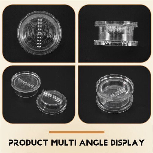 Kitchen Multifunctional Garlic Crusher Manual Garlic Press Roll Crusher Chopper Kitchen Gadgets Accessories White