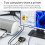 USB-Printerdelerapparaat 2 Poorten USB2.0-Selector Printer Delen Randapparatuur voor Printer USB-Splitter Delen Printer 8