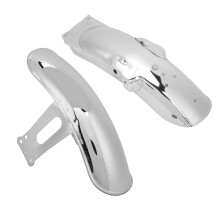 Guardabarros de acero inoxidable para motocicleta, resistentes a los golpes, metal robusto que protege la pintura, optimizados para condiciones