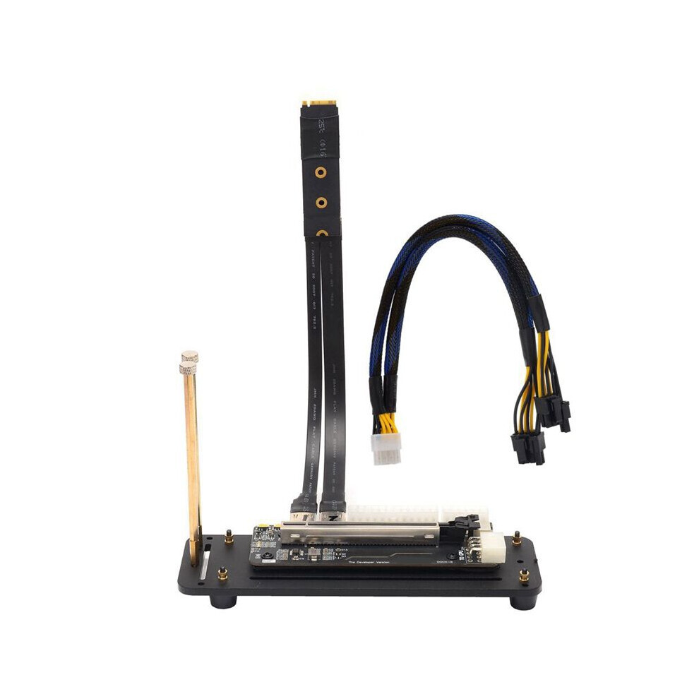 Laptop External Graphics Card EGPU PCI-E 3.0 X16 To M.2 NVMe Extension Cable with Bracket for ITX