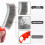 Wire Brushes Wire Scratch Brushes Grill Brush Rust Removal Stainless Steel Bristles Tool with Plastic Handle 5