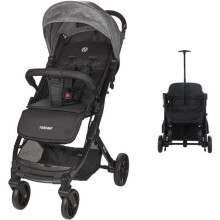NANIA - Kompakter Kinderwagen - MYLA - 4 Räder - Schwarz