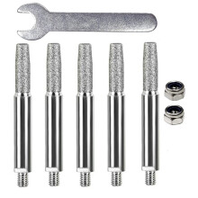 Chainsaw Sharpener Parts Diamond Coated Cylindrical Burr 4.8Mm Grinding Chain Saw Sharpener
