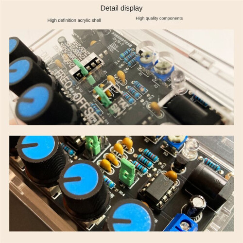 ICL8038 Function Signal Generator Module Sine Square Triangle Signal Generators DIY Welding Practice Kit with Case 2