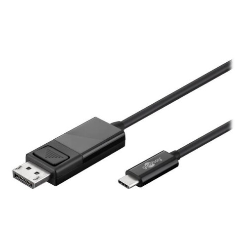 Adaptador de vídeo externo USB-C DisplayPort preto Em lote