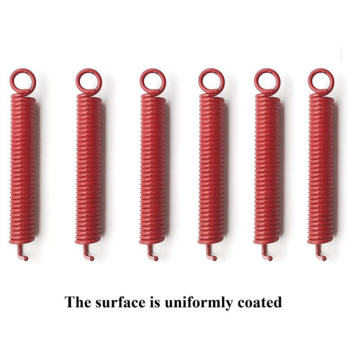 6 i Pack Noiseless Tremolo Springs, Elgitarr Bridge Spring, Passar FR, TS, NR, DP Style Gitarrer, RöD 2