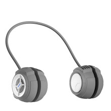 Ventilador de pescoço sem hélices, 3 velocidades, recarregável via USB